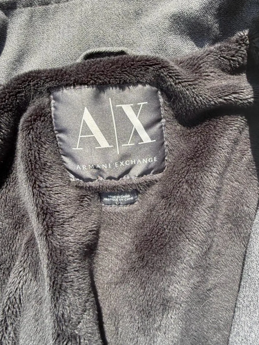 Authentic Vintage Armani Exchange AIX Utility Field Jacket Charcoal Military